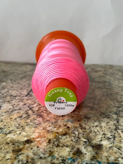 Cotton Candy Pink Premium Bonded Nylon Thread