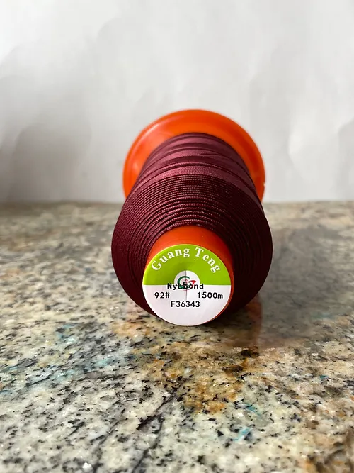 Burgandy Bonded Nylon Thread