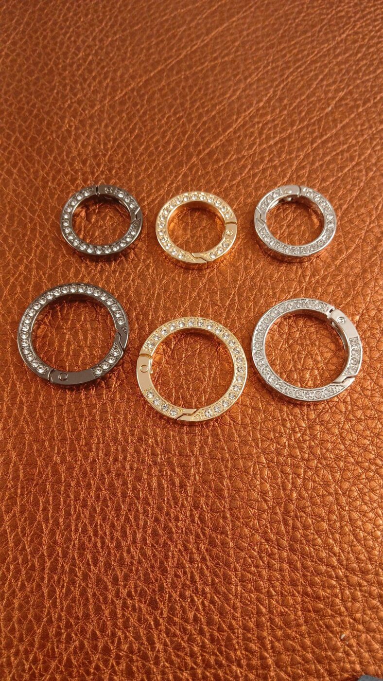 High End Metal Bling Spring Rings with Crystal Thick – Yellowstone ...