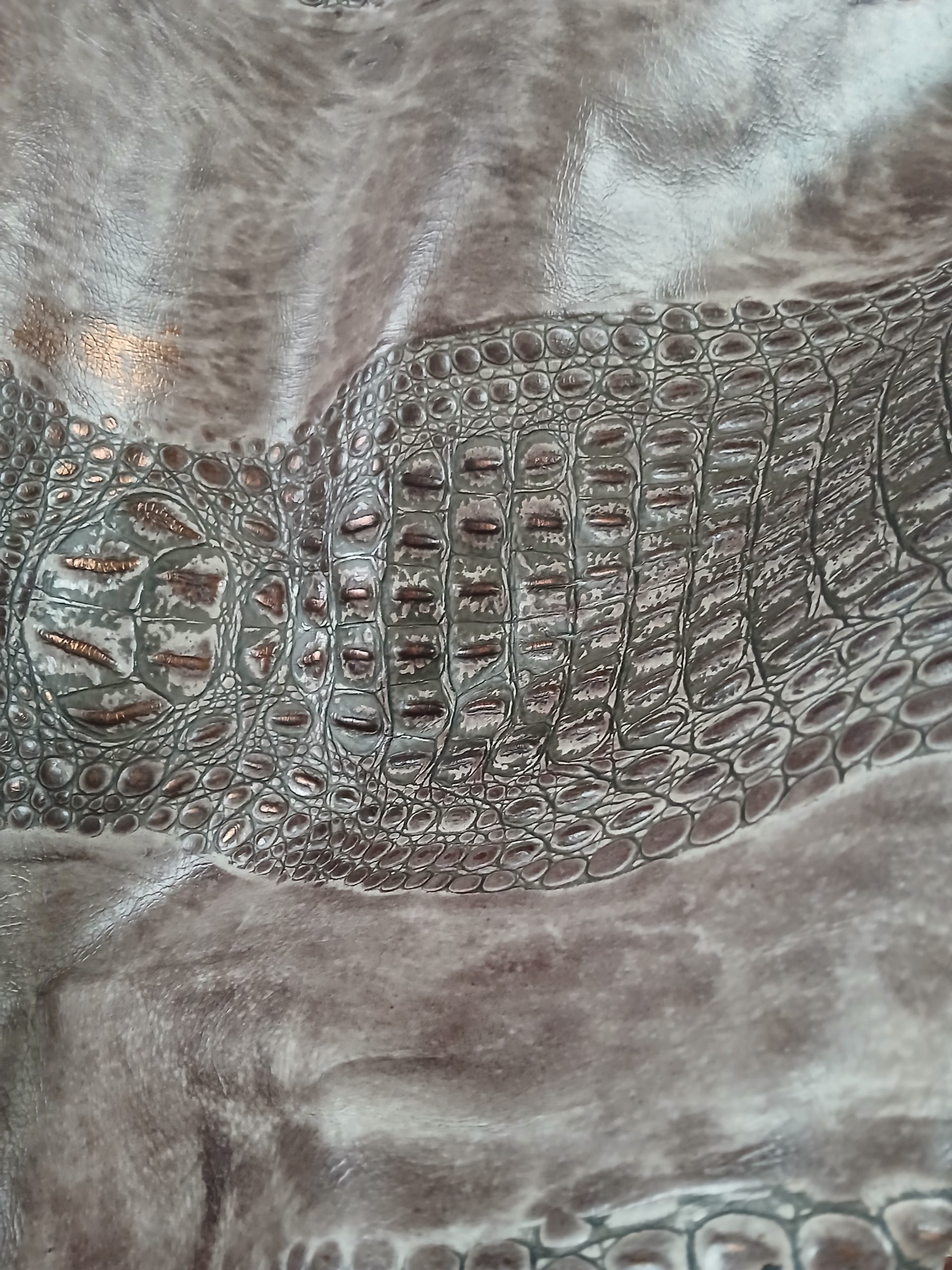 Custom Nevada Bronze Italian Croc