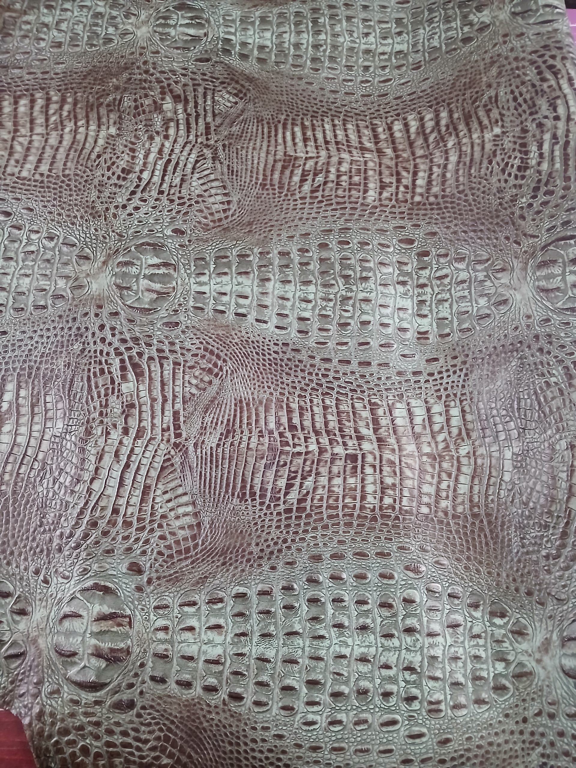 Custom Mint Chocolate Italian Hornback Croc