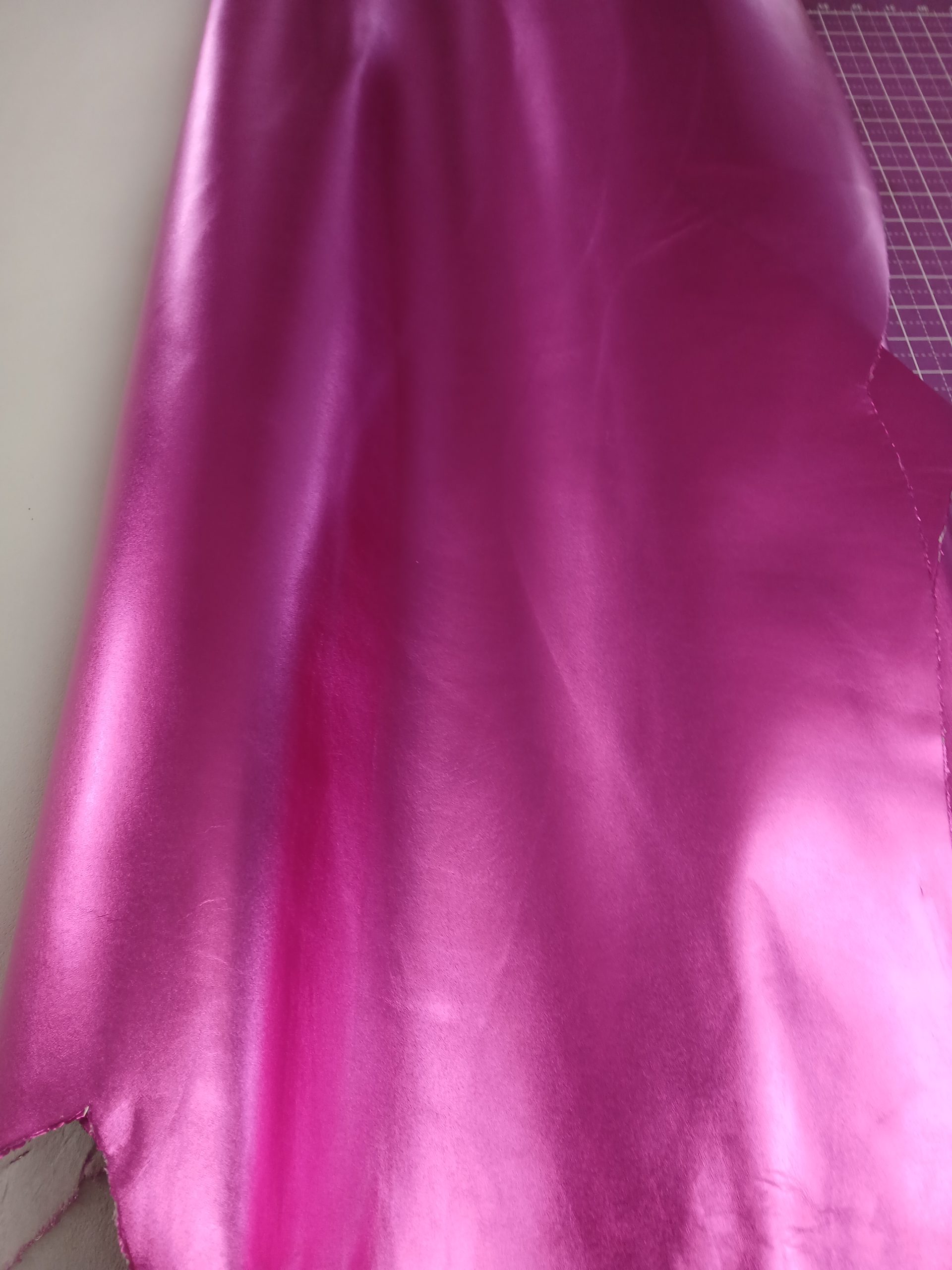 Balenciaga Metallic Fuchsia Calf Italian 3 oz Leather