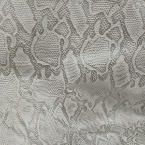 PEARL WHITE METALLIC PYTHON QUARTER