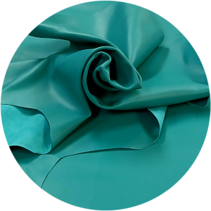 GREEN TURQUOISE ITALIAN LAMBSKIN 2 OZ 5-7 FT