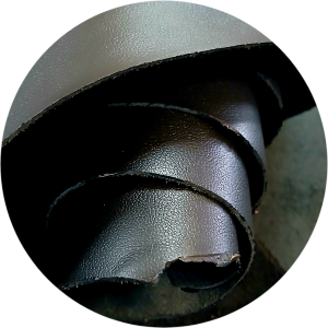 ITALIAN BLACK CALF MIDNIGHT 2 OZ SIDE 22-25 FT