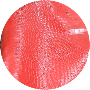 Cherry Red Italian Croc 2 oz side