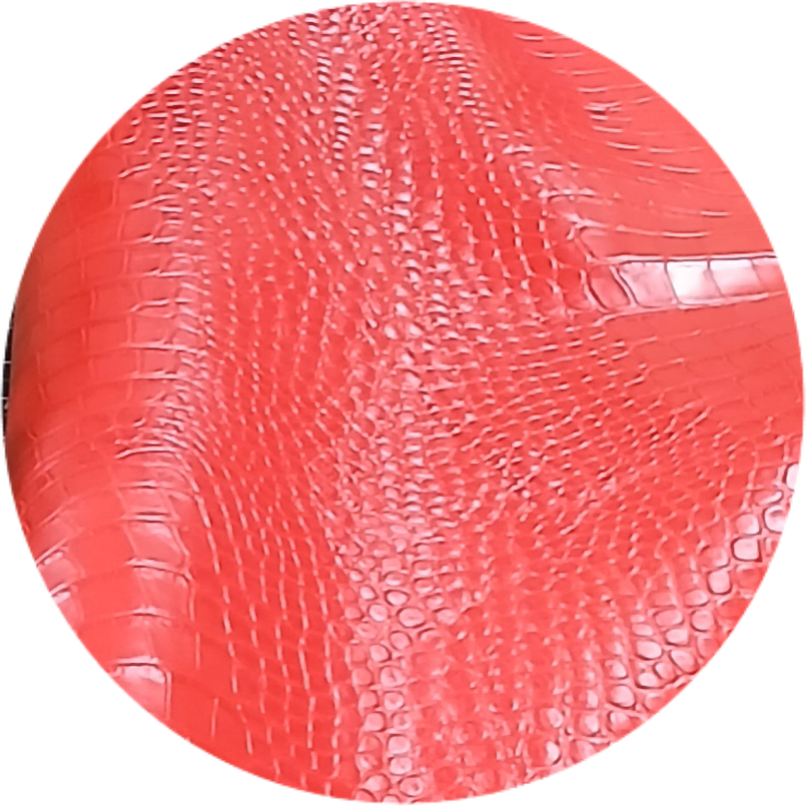 Cherry Red Italian Croc 2 oz side