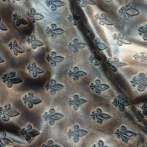 FLEUR DE LIS CHOCOLATE BRONZE QUARTER 2/3 OZ