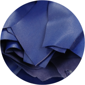 Dark Cornflower Blue Italian Lambskin 2 oz 5-7ft