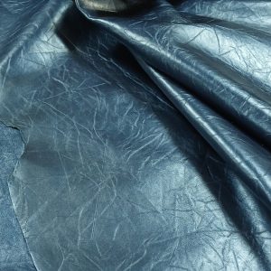 BALENCIAGA METALLIC BLUE CALF HIDE 2 OZ 13-16FT