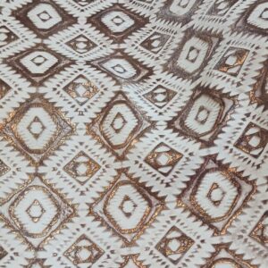 IVORY COPPER AZTEC EMOBSSED QUARTER 2/3 OZ 10-12 FT